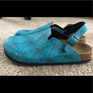 Birkenstock Alpro clogs (new/never worn) size 9.